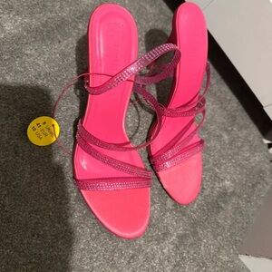 Primark Hot Pink Strappy Heels